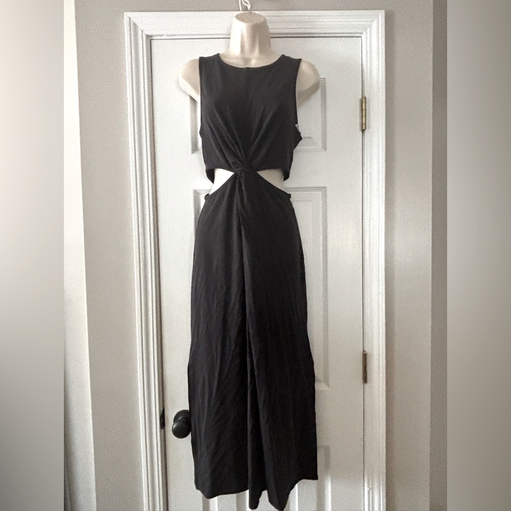 Beyond Yoga Around the World Twist Front Midi Dress size M